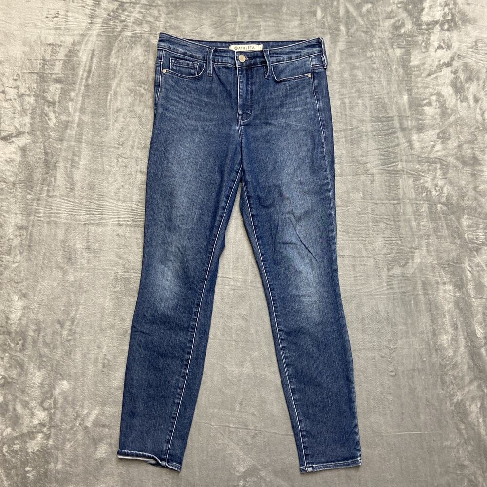 Athleta Sculptek Skinny Jeans Women's‎ Size 4 Blue Denim